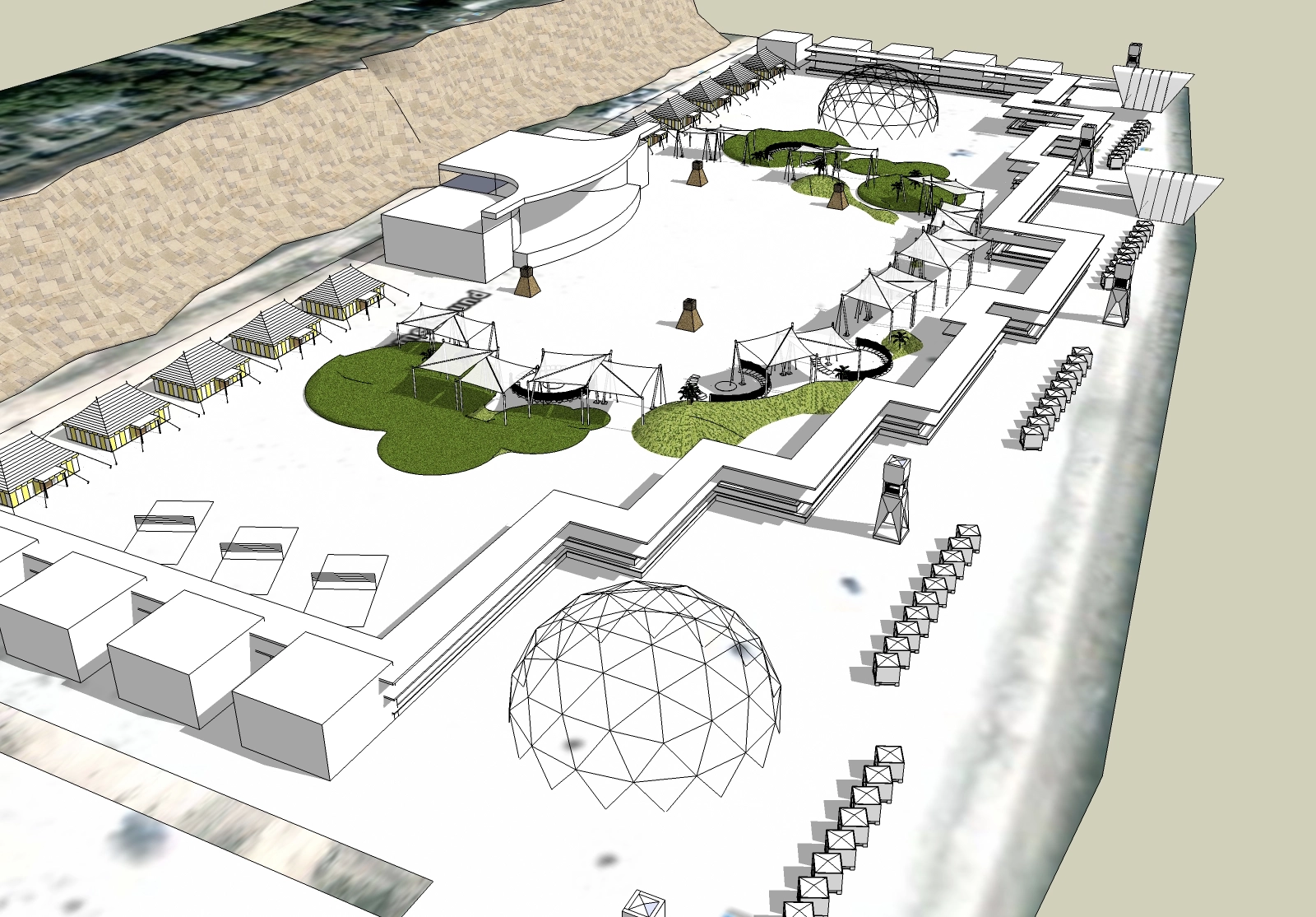 PRE-DESIGN DEVELOPMENTS OF THE ARCHITECTURAL AND DESIGN PROJECT OF THE SUMMER SAUND 2011 FESTIVAL COMPLEX COMPLEX gallery image 12