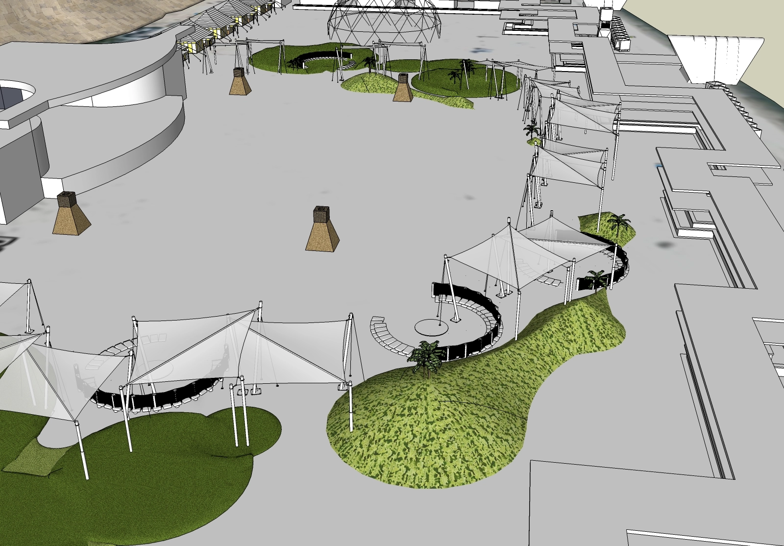 PRE-DESIGN DEVELOPMENTS OF THE ARCHITECTURAL AND DESIGN PROJECT OF THE SUMMER SAUND 2011 FESTIVAL COMPLEX COMPLEX gallery image 15