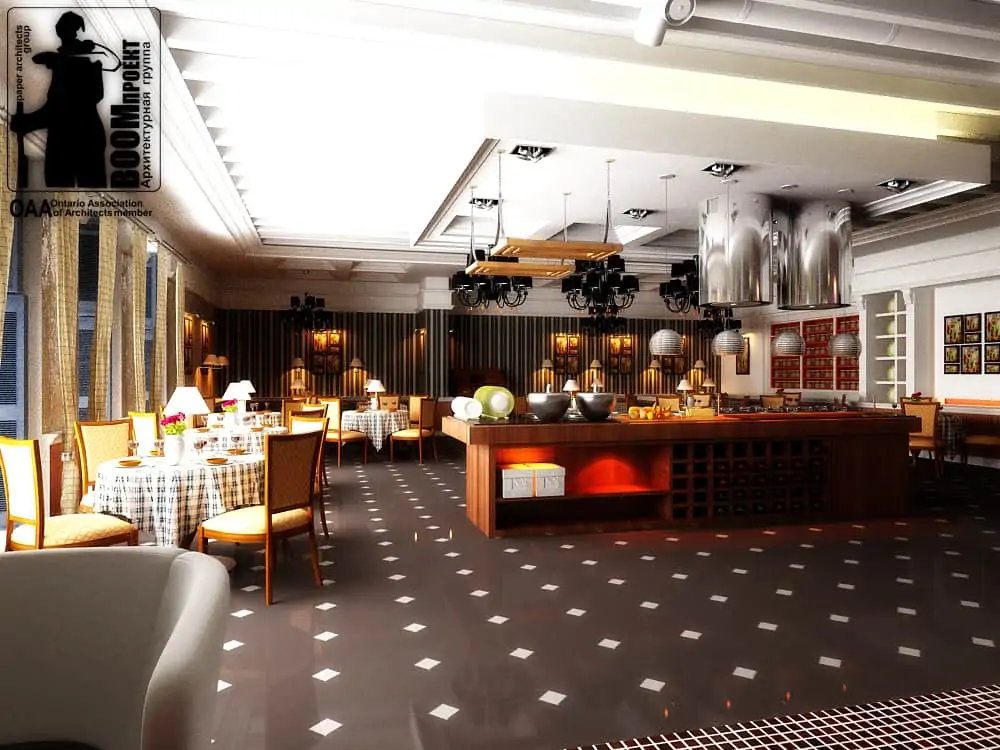 CONCEPT OF DESIGN OF RESTAURANT OF ITALIAN RESTAURANT IN ODESSA gallery image 10