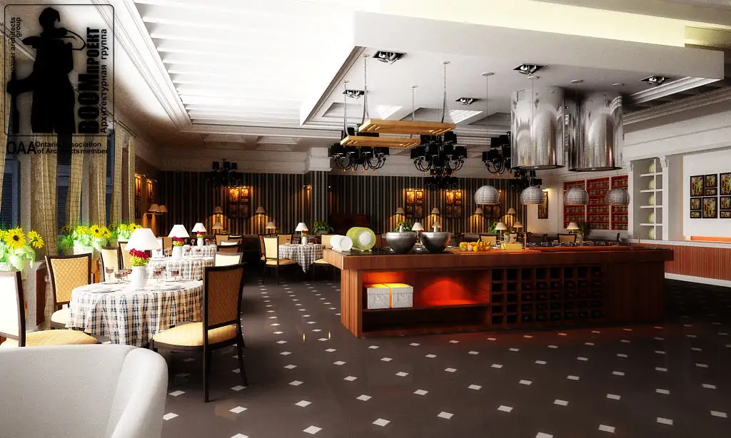 CONCEPT OF DESIGN OF RESTAURANT OF ITALIAN RESTAURANT IN ODESSA gallery image 19