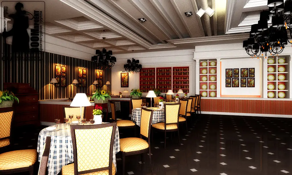 CONCEPT OF DESIGN OF RESTAURANT OF ITALIAN RESTAURANT IN ODESSA gallery image 20