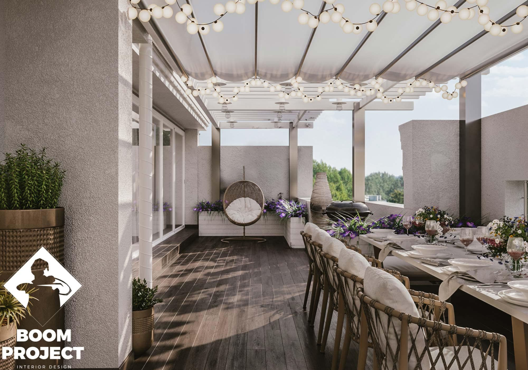 MONOCHROME INTERIOR DESIGN. LARGE APARTMENT OF 2 SMALL IN ODESSA gallery image 6