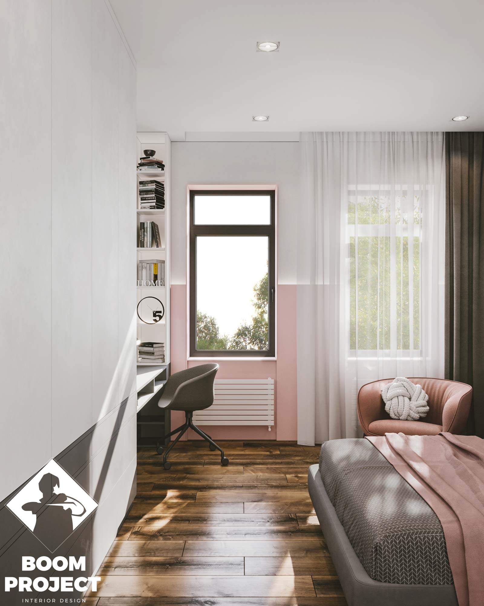 MONOCHROME INTERIOR DESIGN. LARGE APARTMENT OF 2 SMALL IN ODESSA gallery image 20
