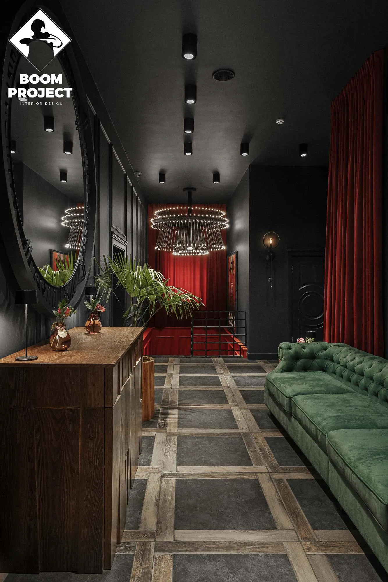 Interior design project. QUEEN Odessa restaurant. gallery image 11