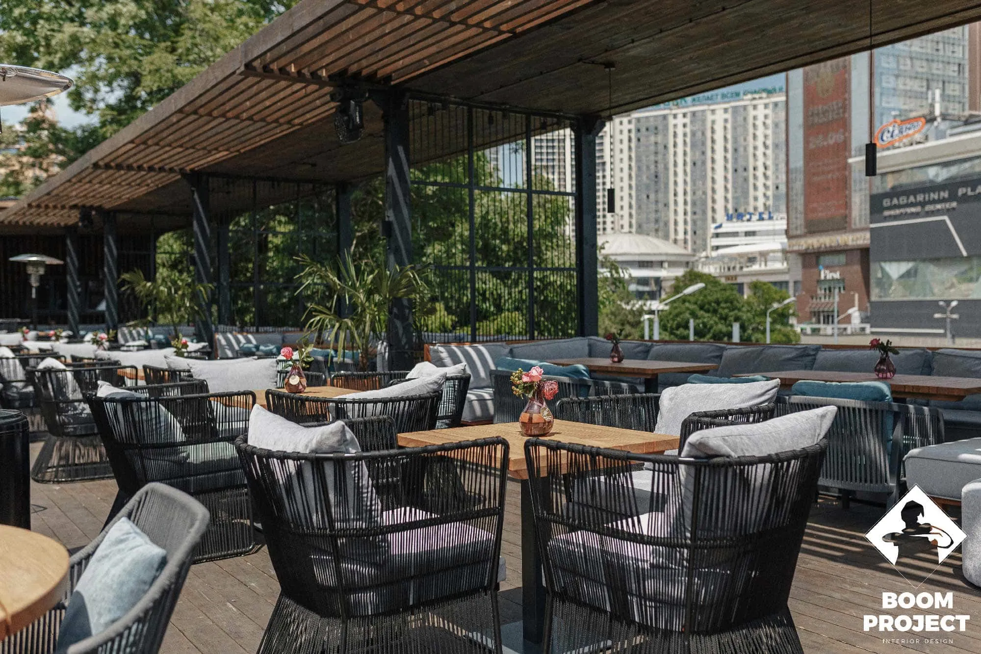 Interior design project. QUEEN Odessa restaurant. gallery image 18