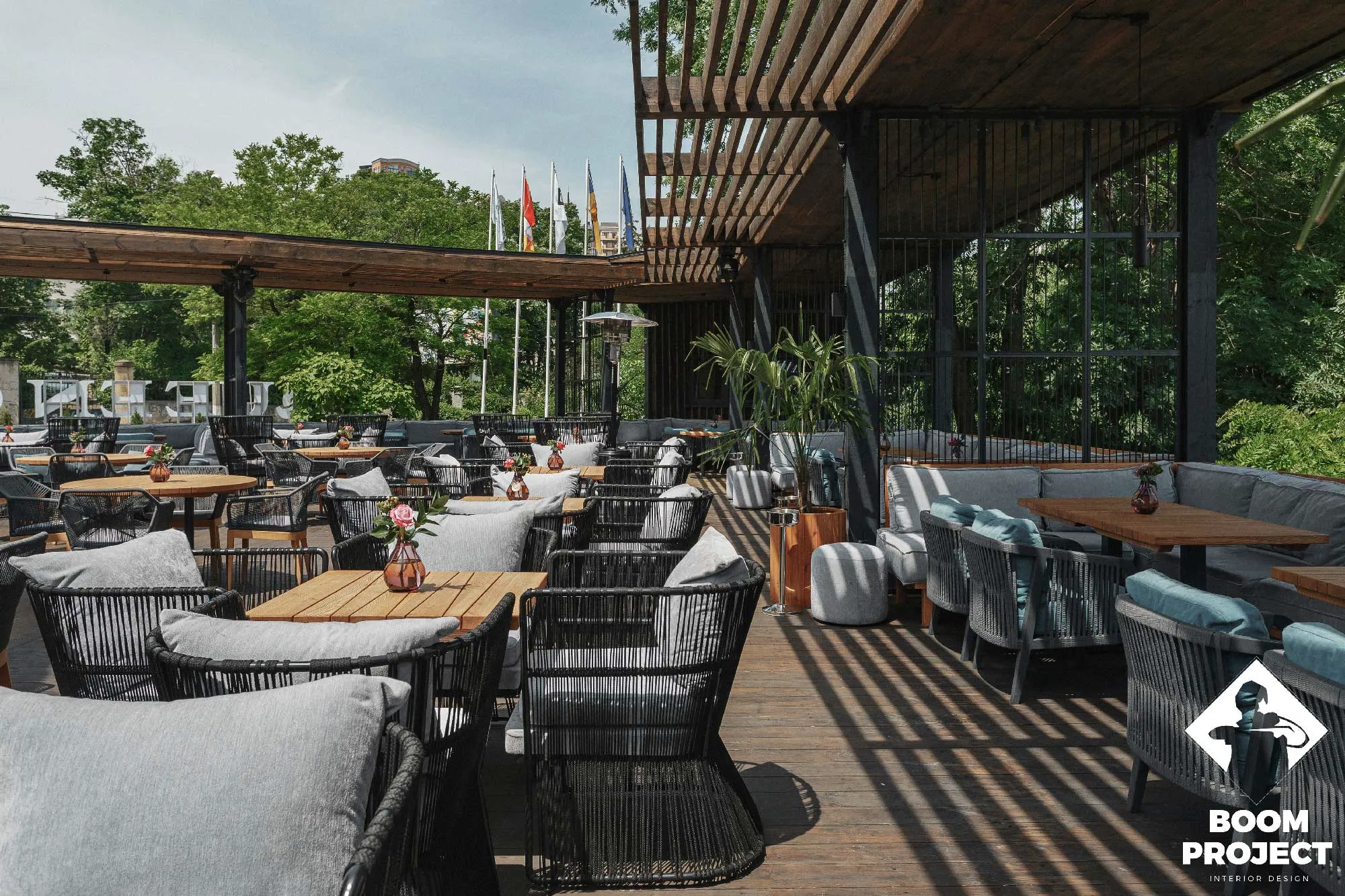 Interior design project. QUEEN Odessa restaurant. gallery image 30