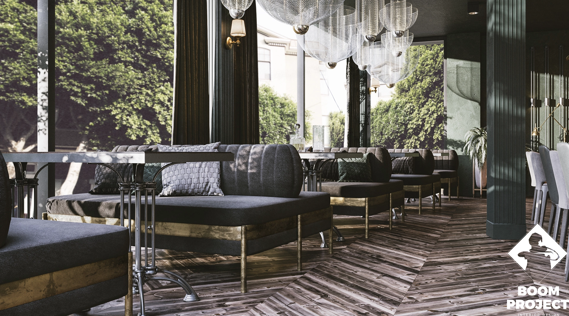 YORK WHISKEY BAR ОДЕССА. DESIGN OF BAR AND RESTAURANT ODESSA gallery image 1