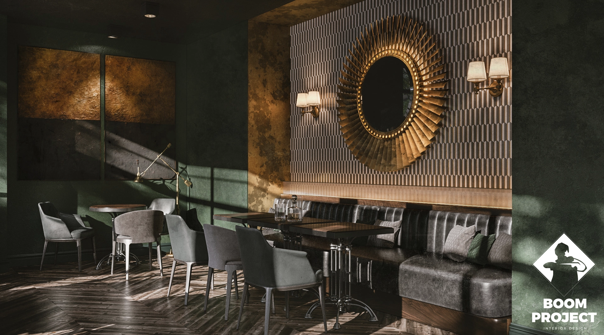 YORK WHISKEY BAR ОДЕССА. DESIGN OF BAR AND RESTAURANT ODESSA gallery image 8