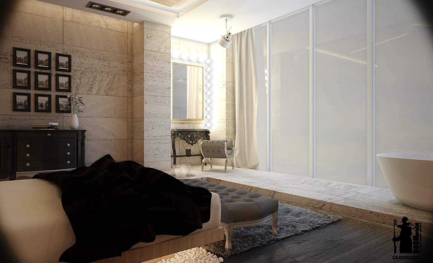 BEDROOM DESIGN WITH PANORAMIC SEA VIEW gallery image 2