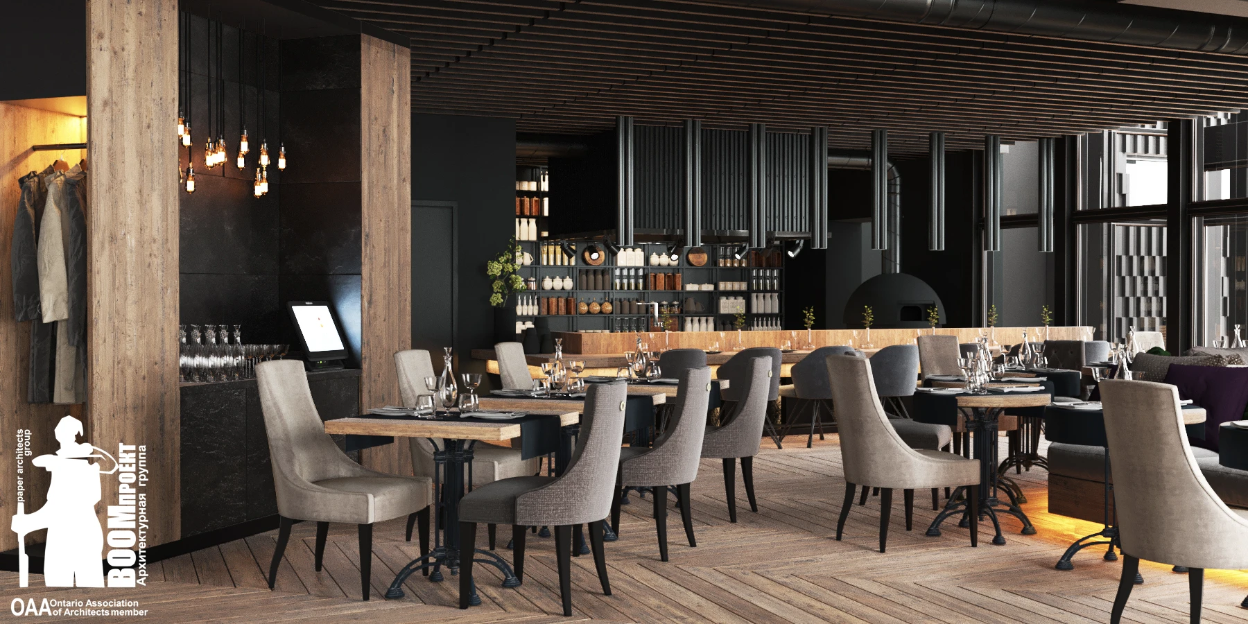 DESIGN OF A COOL RESTAURANT IN ODESSA gallery image 6