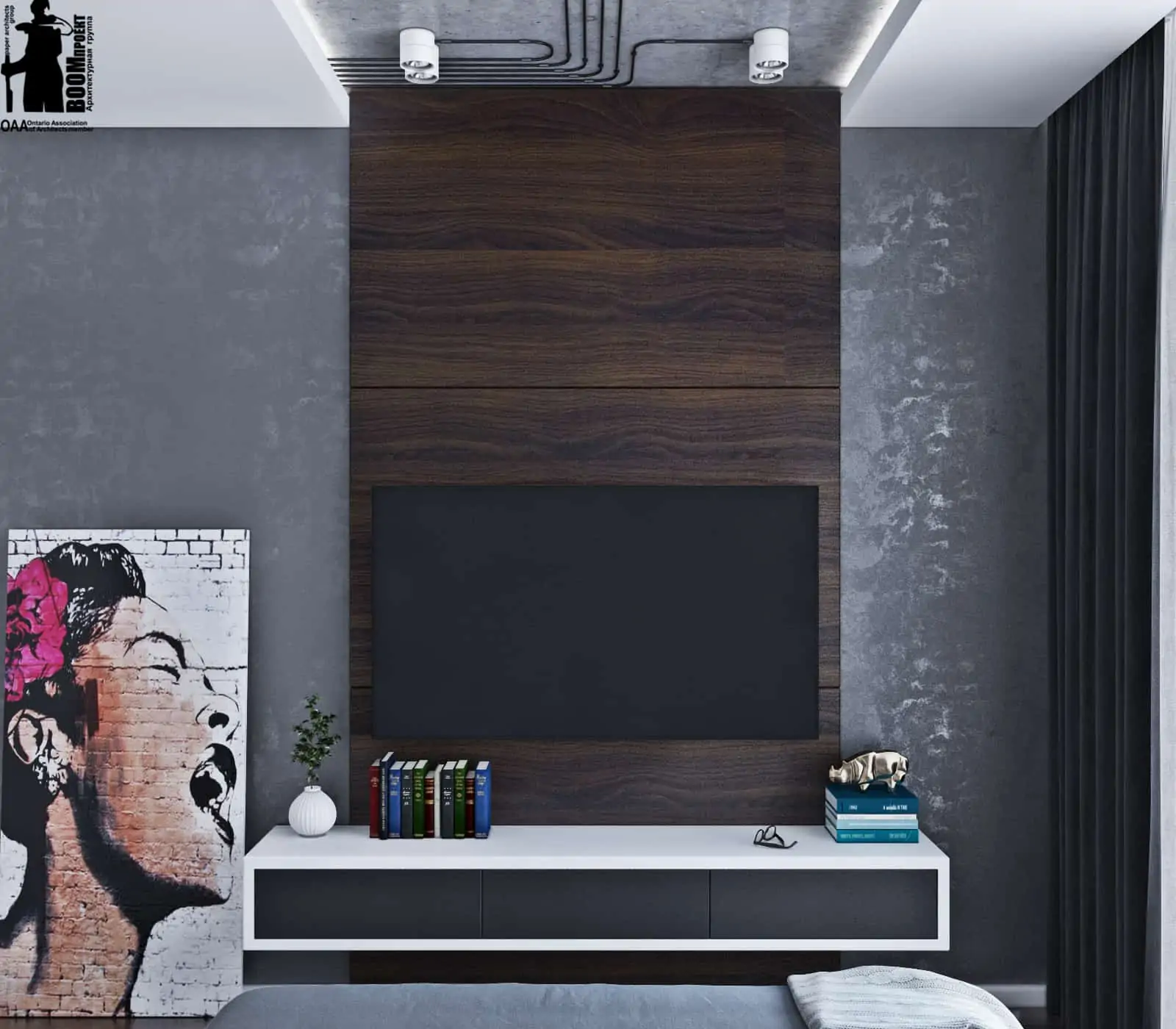 MODERN APARTMENT WITH LOFT ELEMENTS gallery image 3