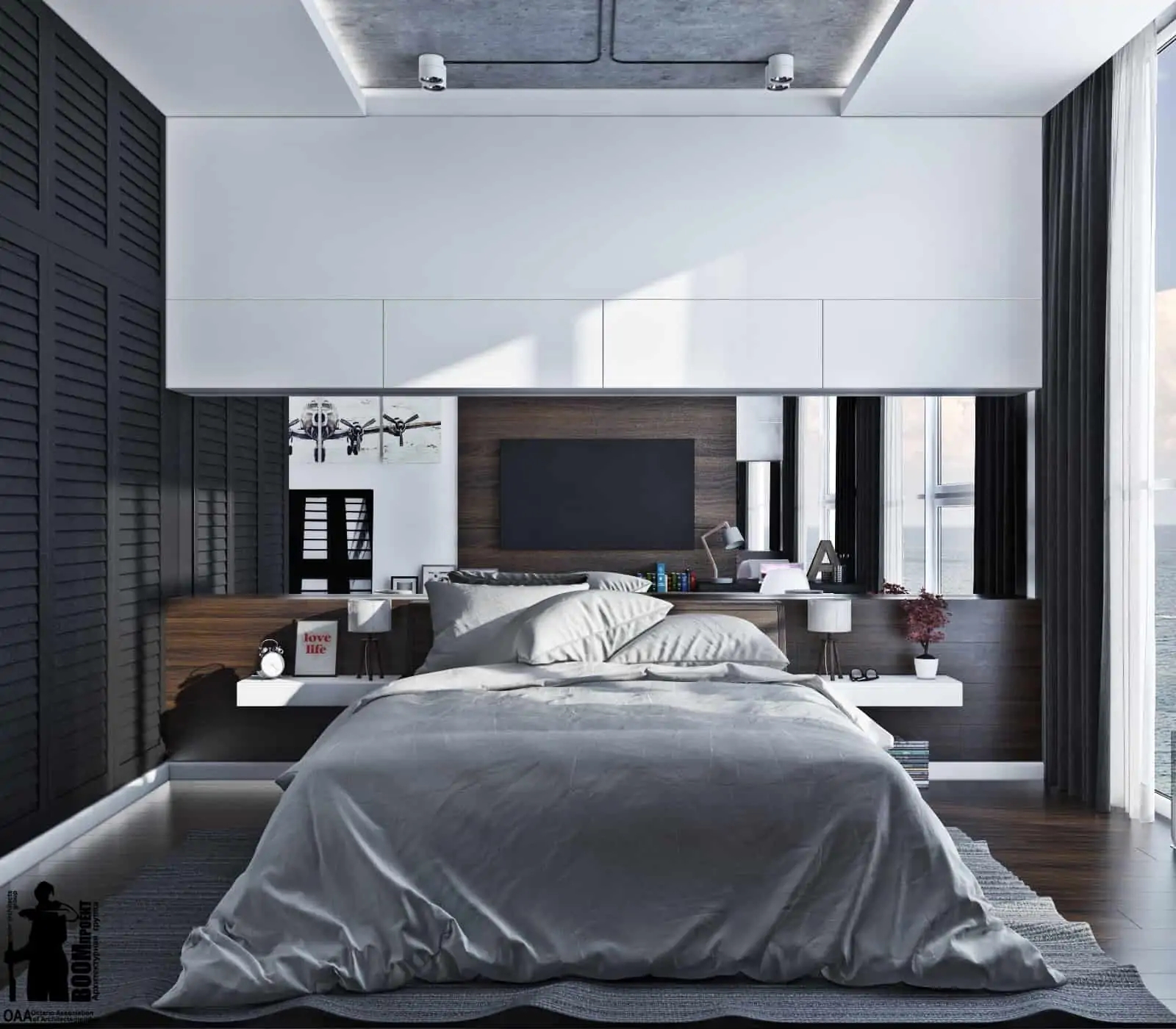 MODERN APARTMENT WITH LOFT ELEMENTS gallery image 6