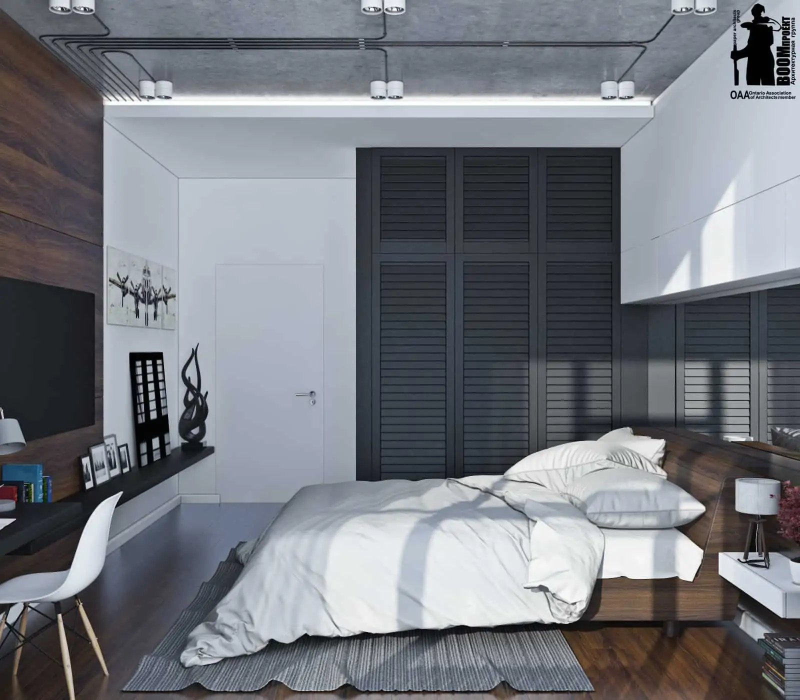 MODERN APARTMENT WITH LOFT ELEMENTS gallery image 14
