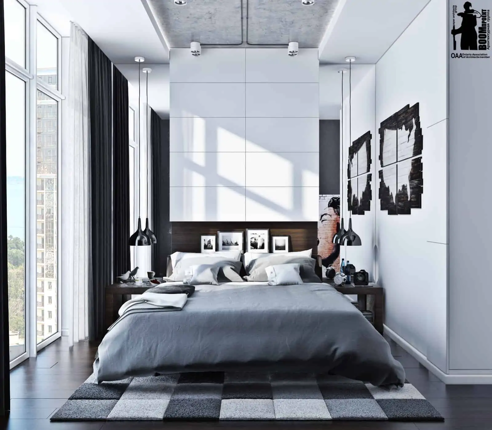 MODERN APARTMENT WITH LOFT ELEMENTS gallery image 19
