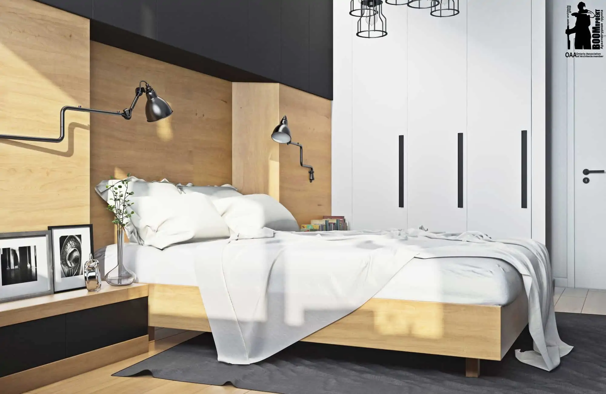 FUNCTIONAL LOFT STYLE BEDROOM INTERIOR DESIGN gallery image 1