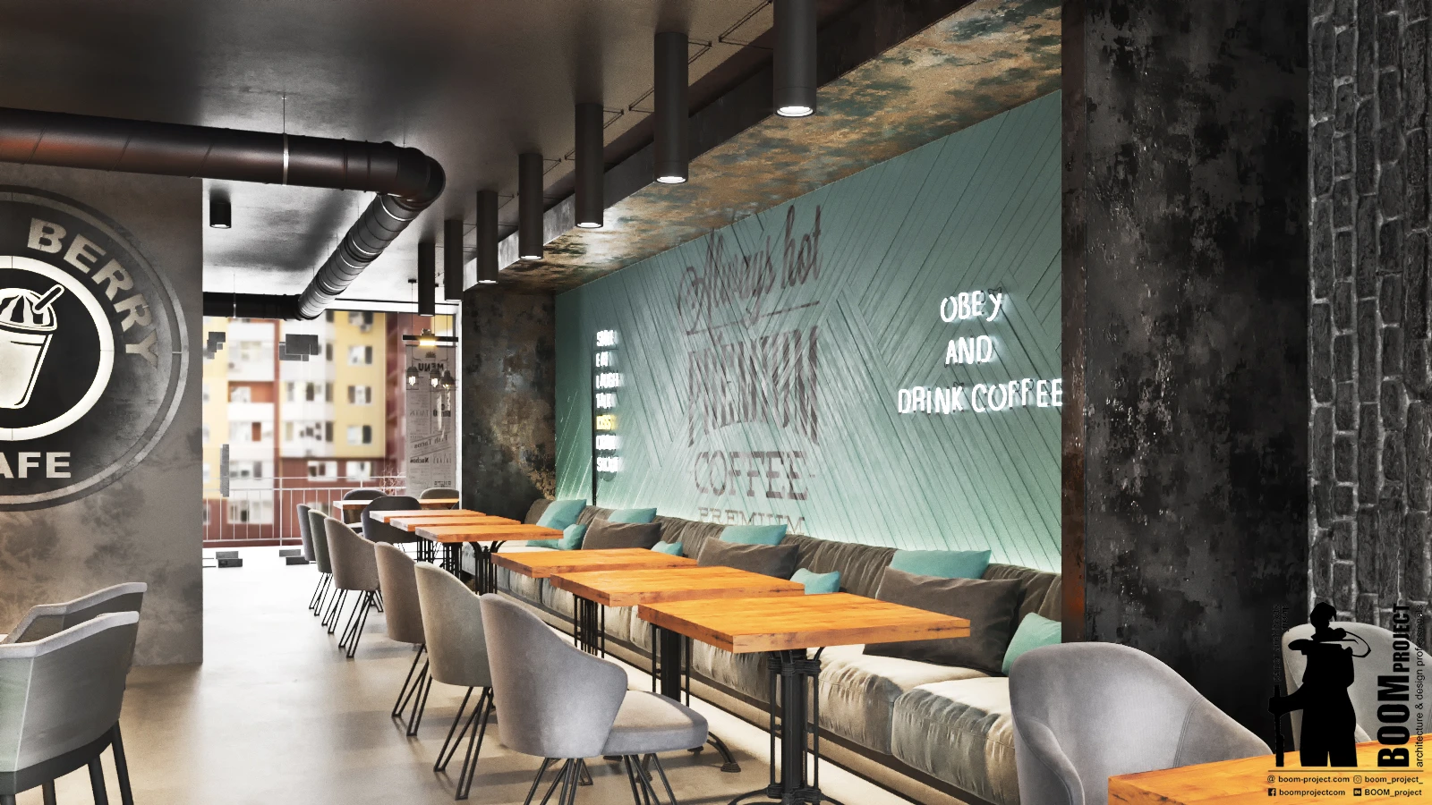 MERRY BERRY CAFE DESIGN PROJECT hospitality design by BOOM Studio
