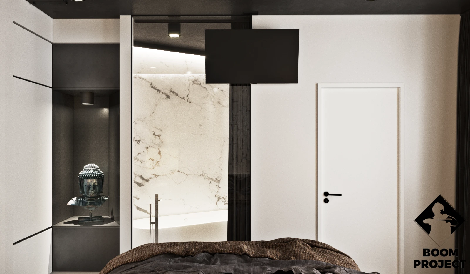 PROJECT OF A MODERN APARTMENT WITH SEA VIEW gallery image 7