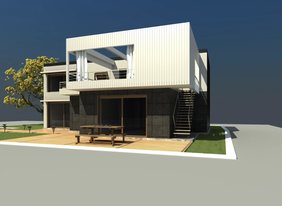 PROJECT OF 2-STOREY COUNTRY HOUSE WITH SEA VIEW gallery image 3