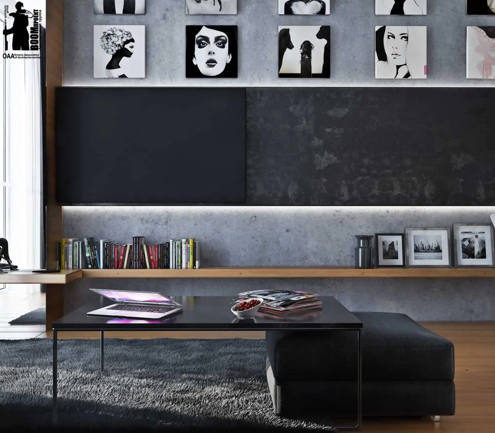 LOFT. DESIGN PROJECT OF A SMALL 2-ROOM APARTMENT gallery image 2