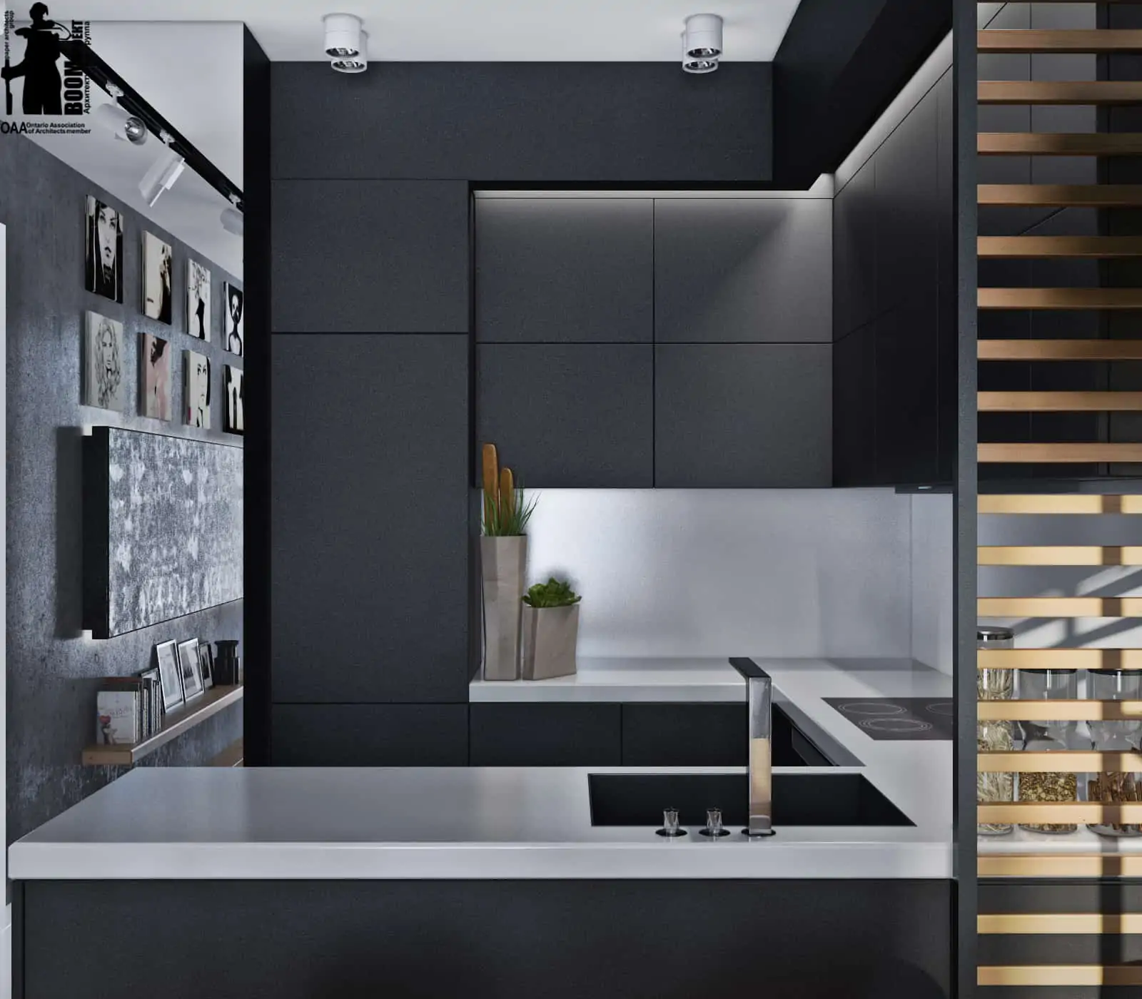 LOFT. DESIGN PROJECT OF A SMALL 2-ROOM APARTMENT gallery image 5
